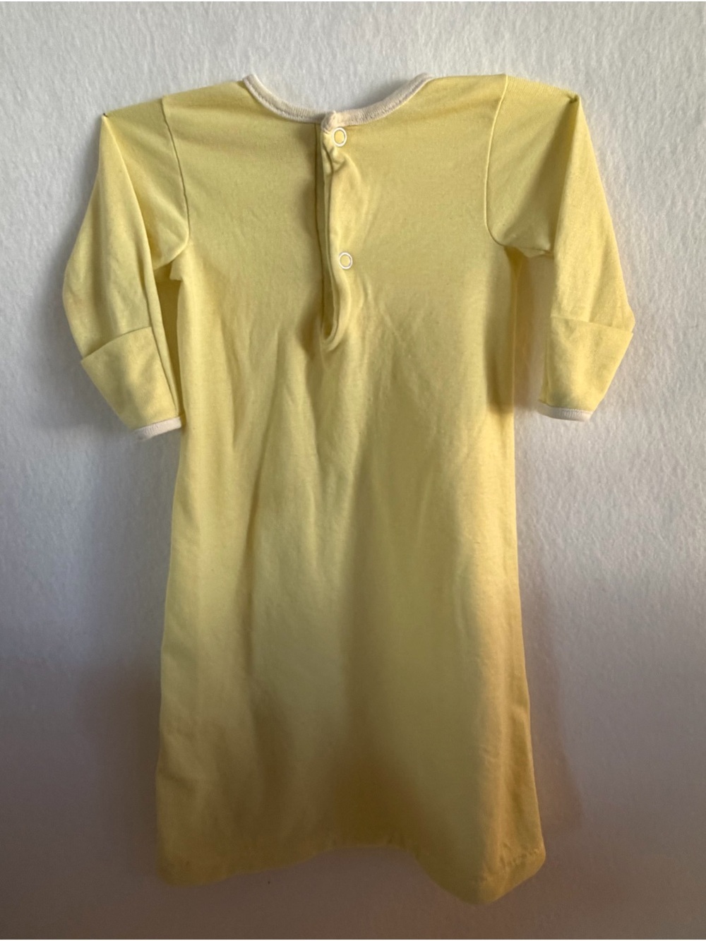 Carter's Yellow Long-Sleeve Newborn Gown